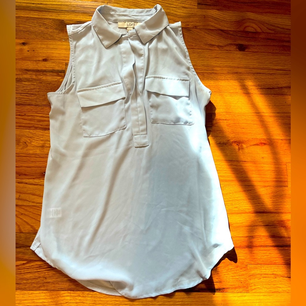 Tank collared blouse